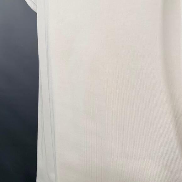 JOHN VARVATOS * U.S.A. Size XXL White Contrast Stitch Cotton Blend T-shirt - Picture 7 of 10